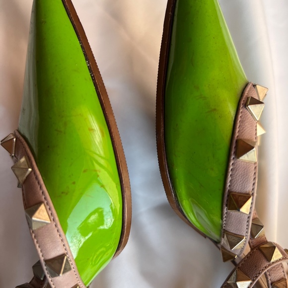 Authentic Valentino Garavani studded heels Green - Picture 4 of 14